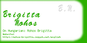 brigitta mohos business card